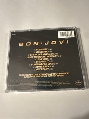 Bon Jovi CD Runaway She Don't Know Me Shot Through the Heart Breakout NEW Sealed - Thumbnail 2