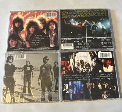 4 New SEALED BON JOVI CD’s 7800° Fahrenheit, One Wild Night, These Days, Bounce - Thumbnail 2
