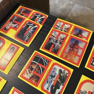 Lot Of 19!! 1980 topps star wars series Stickers! - Thumbnail 3