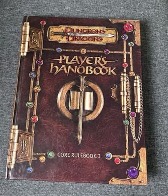 Dungeons & Dragons Players Handbook Code Rulebook 1 Hardback