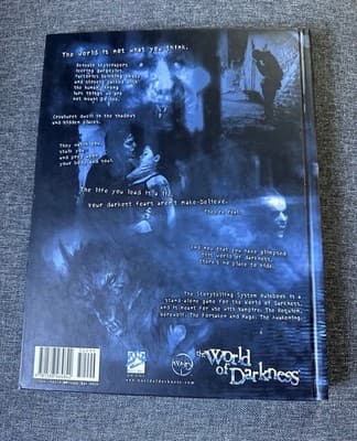 World of Darkness: Storytelling System Rulebook HC White Wolf Game Studio GOOD - Thumbnail 2