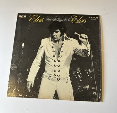 ELVIS PRESLEY That's The Way It Is 1970 LP Vinyl Record 33 - Thumbnail 2