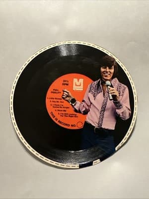 33 rpm CARDBOARD FLEXI DISC. LOT OF ONE BOBBY SHERMAN. # 2 Hey Mr. Sun
