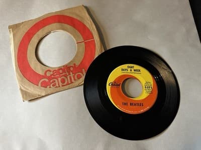 Beatles EIGHT DAYS A WEEK / I DON'T WANT TO SPOIL THE PARTY (45)#5371 PLAYS VG++