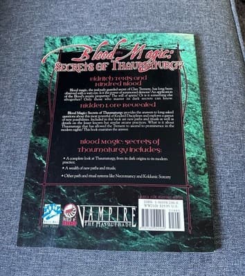BLOOD MAGIC : THE SECRETS OF THAUMATURGY - BRAND NEW - VAMPIRE THE MASQUERADE - Thumbnail 2