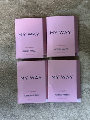 Giorgio Armani My Way Eau De Parfum Spray Vials 1. 2ml. Set Of 4 Pcs.