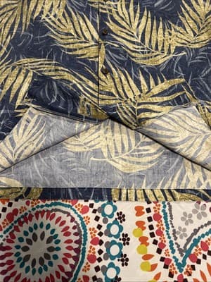 Vintage Kalaheo Hawaiian Shirt Size XL Made In Hawaii USA Style 802 Blue Beige - Thumbnail 5