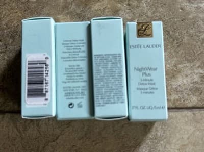 ESTEE LAUDER Nightwar plus 3 min. Detox mask travel .17oz 5ml set of 4 - Thumbnail 2