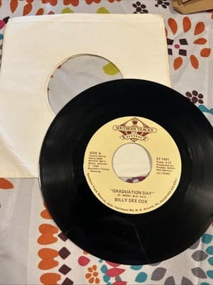BILLY DEE COX Southern Tracks Records ST-1041 Music 7” Vinyl 45