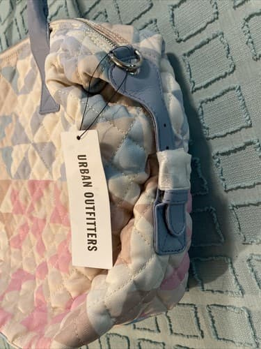 NEW Urban Outfitters Purse Hand Bag Shoulder Pastel Nunoo Bobby Patchwork - Thumbnail 3
