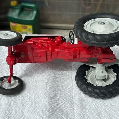 1/12 Toy Hubley Ford 961 Powermaster Tractor Wide Front - Thumbnail 5