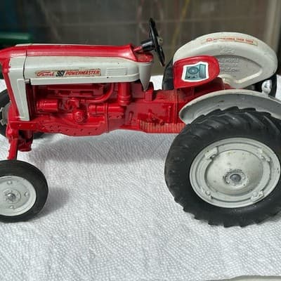 1/12 Toy Hubley Ford 961 Powermaster Tractor Wide Front - Thumbnail 2