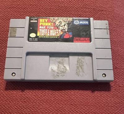 Hey Punk Are You Tuff E Nuff (Super Nintendo SNES, 1993) Cart Cartridge Only