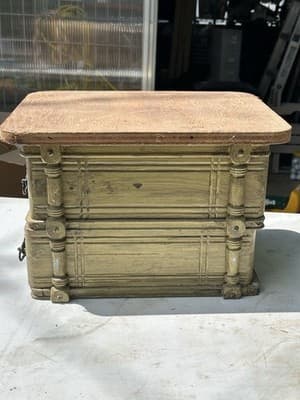 ANTIQUE SINGER ORNATE 4 DRAWER SEWING BOX - Thumbnail 8