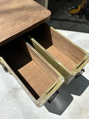 ANTIQUE SINGER ORNATE 4 DRAWER SEWING BOX - Thumbnail 7