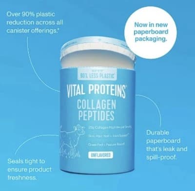 Vital Proteins Collagen Peptides 10 oz Powder Sealed New 10/25/2029 - Thumbnail 4