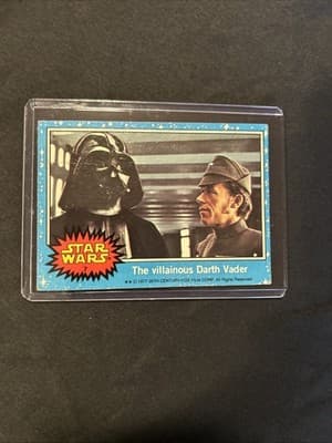 The Villainous Darth Vader - 1977 Topps Star Wars #7 20th Century-Fox Film Corp