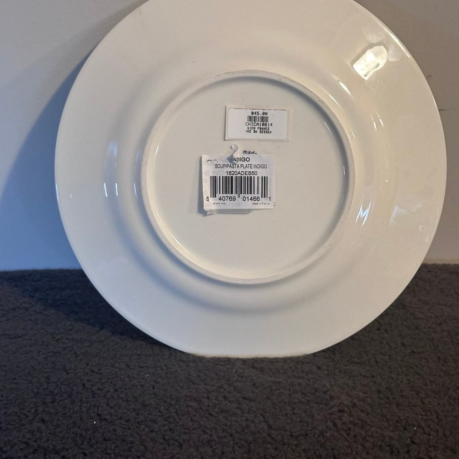 Gien Indigo Dessert 8 3/4” Plate New!!! - Thumbnail 2