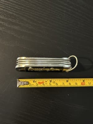 VINTAGE 1960’s STROMBECKER Toy Slot Car POCKET KNIFE MULTI TOOL KIT - Thumbnail 6