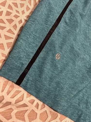 Lululemon Pace Breaker Short 9" Mens M Teal Green Lined Running Gym Training - Thumbnail 3