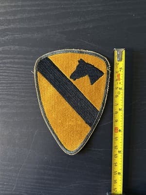 Vintage Military Army Air Force Patches USAF First Air Cavalry Horse - Thumbnail 2