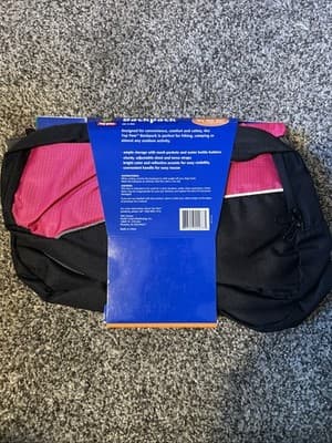 Top Paw Backpack Medium 20-49 Lbs Zippered Vest Harness Pink Black Collar - Thumbnail 3