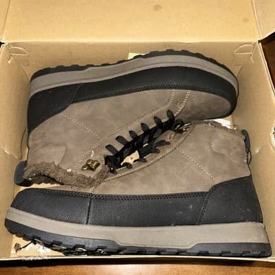 NIB Weatherproof Men's Logjam Size 12, Lace-Up Sneaker Boot, Brown - Thumbnail 5
