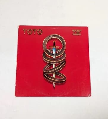 Toto IV LP Vinyl Columbia Records FC 37728 1982 VG/VG+ Rosanna, Africa