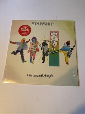Starship. Knee Deep In The Hoopla. VG+ Vinyl LP. 1985 Original Shrink VG+ Cover