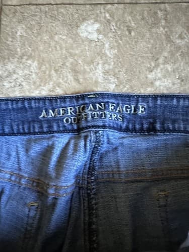 AE AMERICAN EAGLE OUTFITTERS SKINNY STRETCH WOMENS JEANS SIZE 18 REG - Thumbnail 3