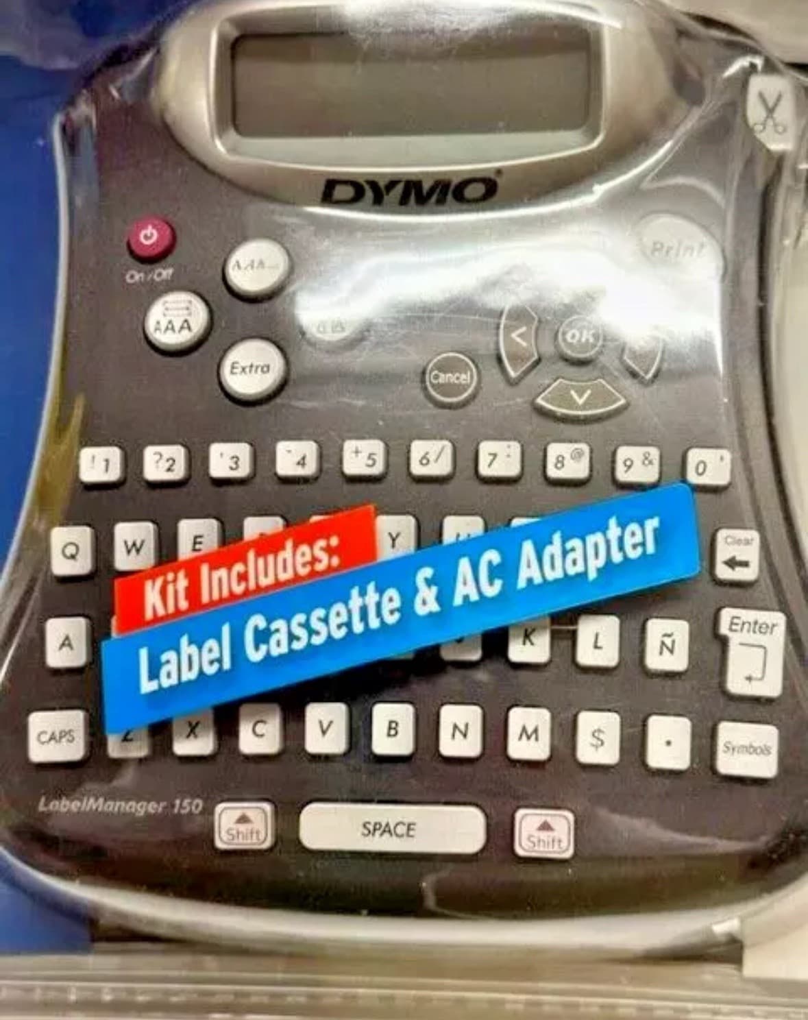 New DYMO Label Maker 150 Kit Cassette Professional Label Manager 150 Kit Sealed - Thumbnail 3