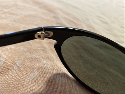 VINTAGE B&L RAY BAN W2352 GOLDEN FLASH GLITTERED SKYLINE SUNGLASSES YOAS - Thumbnail 5