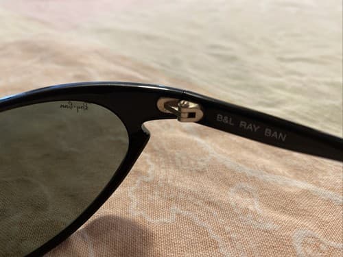 VINTAGE B&L RAY BAN W2352 GOLDEN FLASH GLITTERED SKYLINE SUNGLASSES YOAS - Thumbnail 4