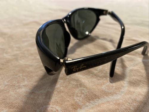 VINTAGE B&L RAY BAN W2352 GOLDEN FLASH GLITTERED SKYLINE SUNGLASSES YOAS - Thumbnail 11