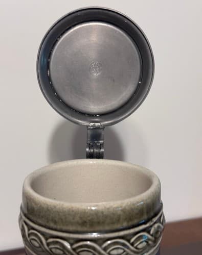 Vintage Gerz Original Gerzil Fox Handled Buck Elk Beer Stein - Thumbnail 5