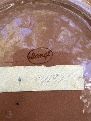 Vintage Stangl “Blueberry” Large Serving Bowl 10” In Diameter - Thumbnail 3