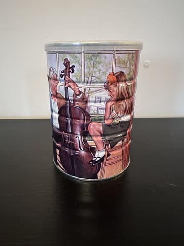 Vintage 1994 Unopened Maxwell House Coffee Tin 1 Lb Collectible Fine Art Tin - Thumbnail 2