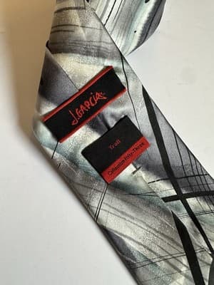J Garcia Purple Troll Men's Silk Tie Collection Fifty-Three 61" Long - Thumbnail 2