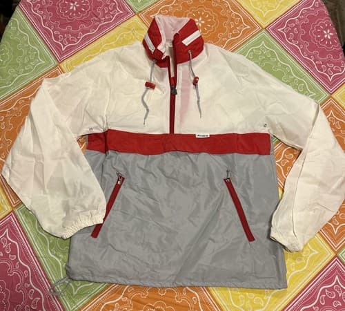 Vintage K-Way Lightweight Track Suit Jacket Pants Size 7 Small Hoodie Pullover - Thumbnail 2