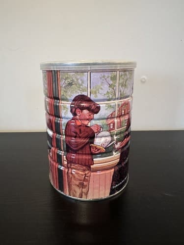 Vintage 1994 Unopened Maxwell House Coffee Tin 1 Lb Collectible Fine Art Tin - Thumbnail 3
