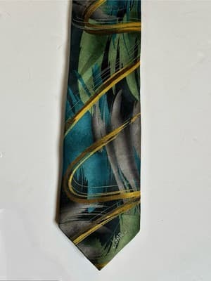 Jerry Garcia Landscape Collectors Edition Artist Proof 2014 Rare XL 63x3 1/2 Tie - Thumbnail 3