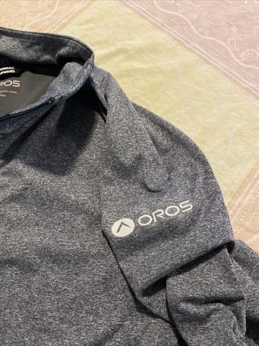 OROS Women's 1/4 Zip Black Pullover Athletic Thin Pad Insulated Sweatshirt XL - Thumbnail 4