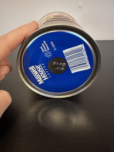 Vintage 1994 Unopened Maxwell House Coffee Tin 1 Lb Collectible Fine Art Tin - Thumbnail 5