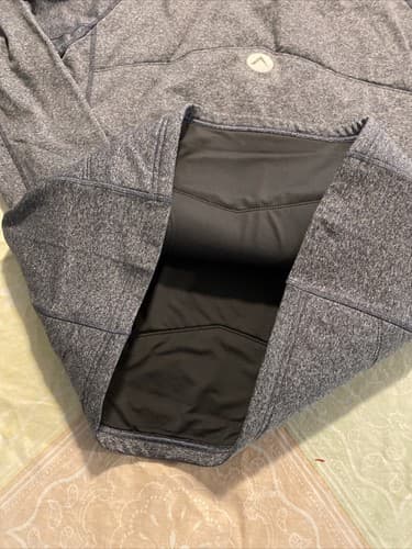 OROS Women's 1/4 Zip Black Pullover Athletic Thin Pad Insulated Sweatshirt XL - Thumbnail 8