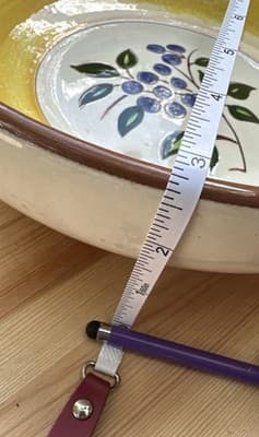 Vintage Stangl “Blueberry” Large Serving Bowl 10” In Diameter - Thumbnail 5