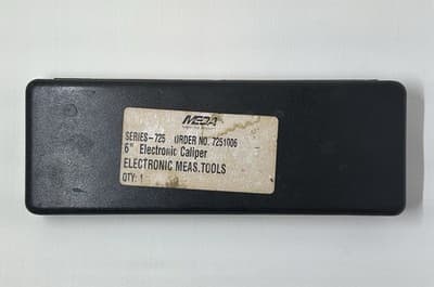 Meda Digital Electronic Caliper w Calibration Cert, 0"-8” (0 to 200mm) Range - Thumbnail 7