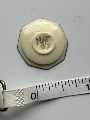 1:24 Scale Natasha Beshenkovsky Hand Painted Floral Dollhouse Miniature Plate87 - Thumbnail 2