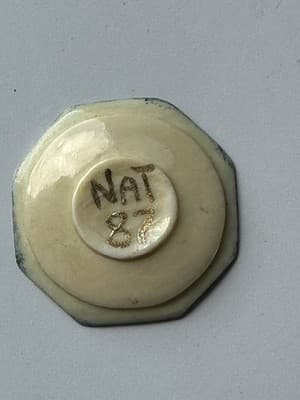 1:24 Scale Natasha Beshenkovsky Hand Painted Floral Dollhouse Miniature Plate 87 - Thumbnail 4