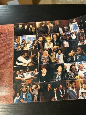 The Historic Recording We Are The World Vinyl Record w/ inner sleeve 1985 - Thumbnail 7