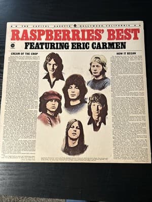 RASPBERRIES' BEST FEAT. ERIC CARMEN, ST-11524 CAPITOL JACKSONVILLE PRESS 1976 NM